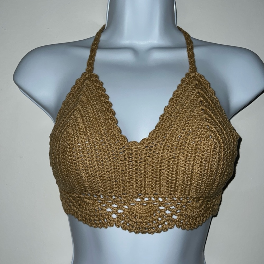 Bohemian Crochet Bikini Top